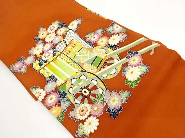 JAPANESE NAGOYA OBI / SHIOZE / KINSAI / CARRIAGE